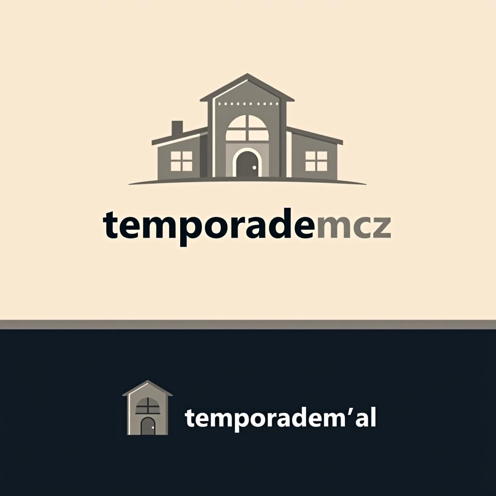  design a logo, criar uma logo para aluguel de apartamento com ar profissional , with the text 'temporadamcz al'.