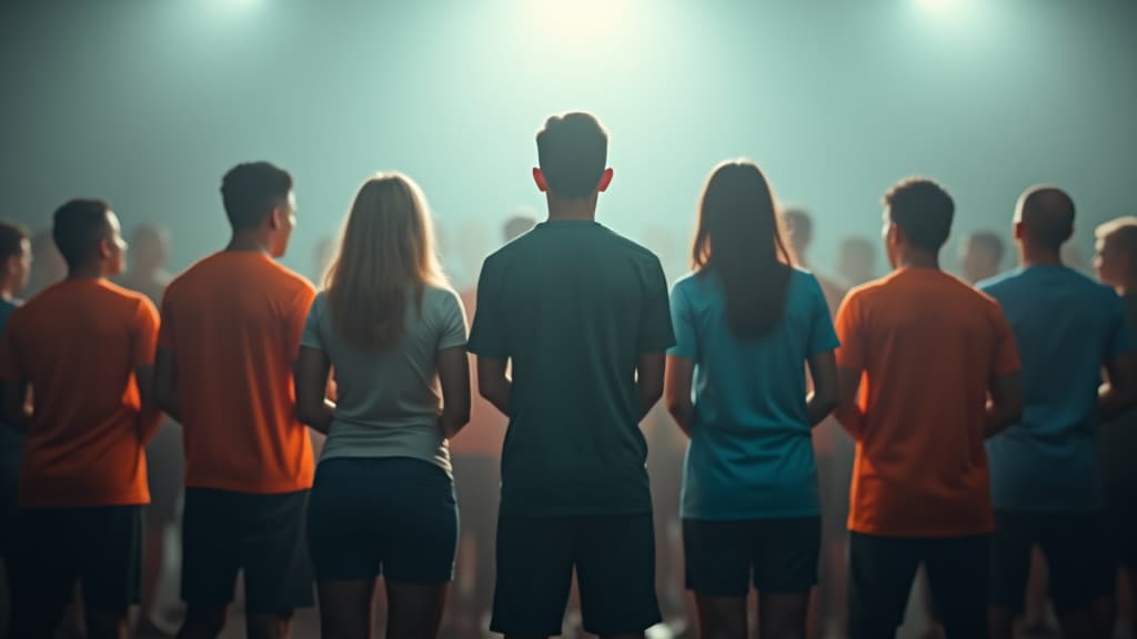  scenes about health and fitness, a powerful image of people standing together to fight against health issues, symbolizing community support. hyperrealistic, full body, detailed clothing, highly detailed, cinematic lighting, stunningly beautiful, intricate, sharp focus, f/1. 8, 85mm, (centered image composition), (professionally color graded), ((bright soft diffused light)), volumetric fog, trending on instagram, trending on tumblr, HDR 4K, 8K