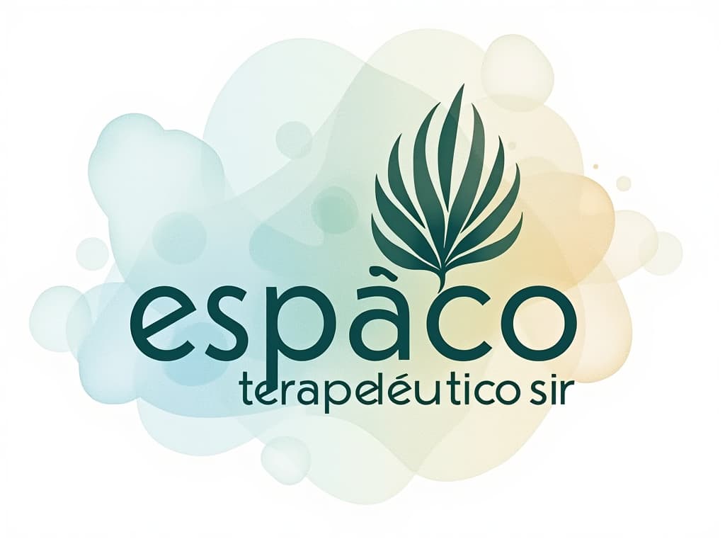  design a logo, in a watercolor style. espaço de psicoterapia e psicopedagogia . quero que use cores claras , transmitindo paz e tranquilidade , with the text 'espaço terapêutico sir '.