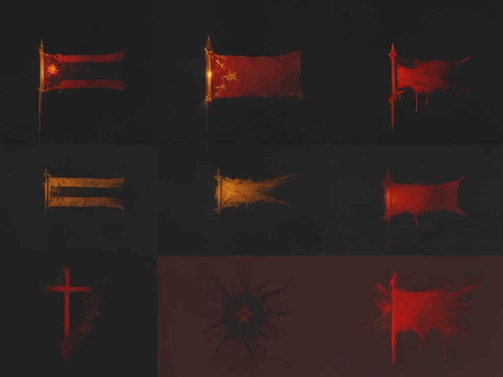 flag:((black:darkness),(red:blood),(golden:light))