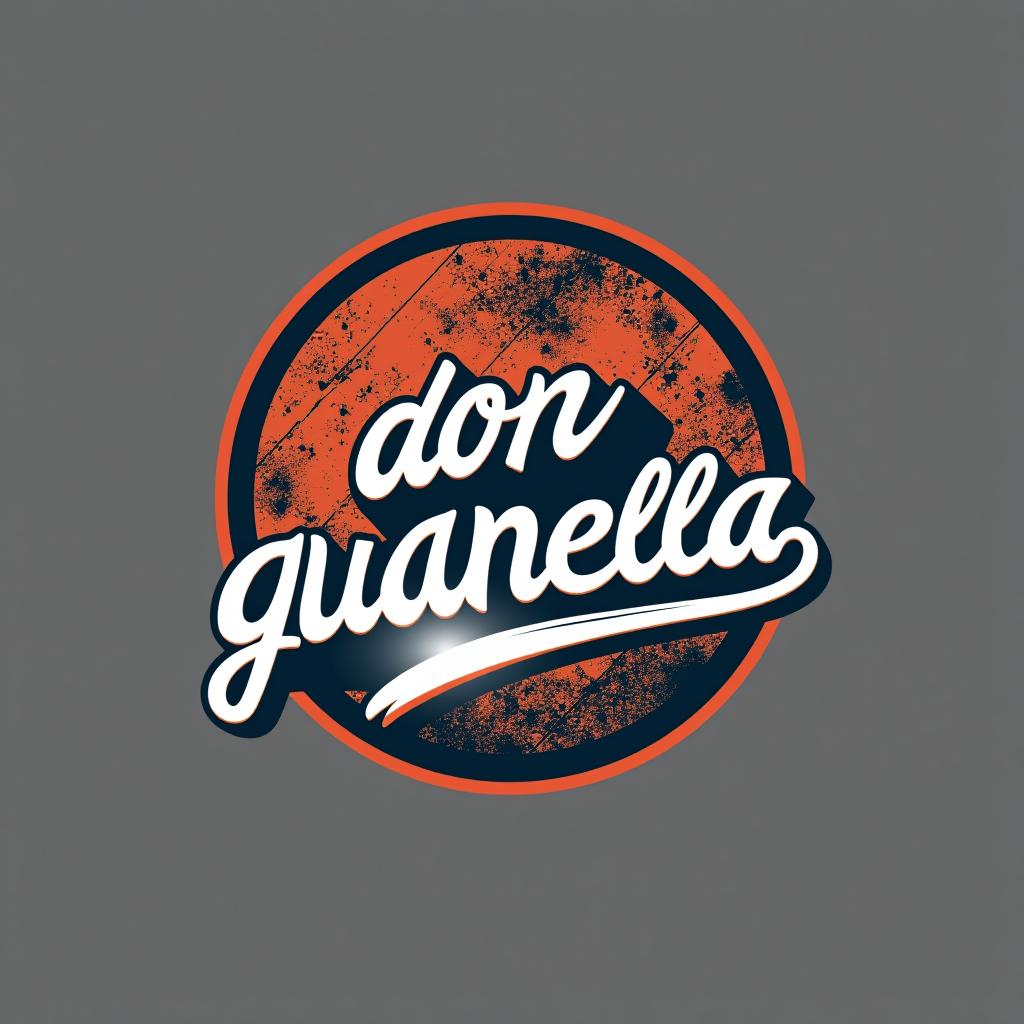  design a logo, , with the text 'don guanella'.