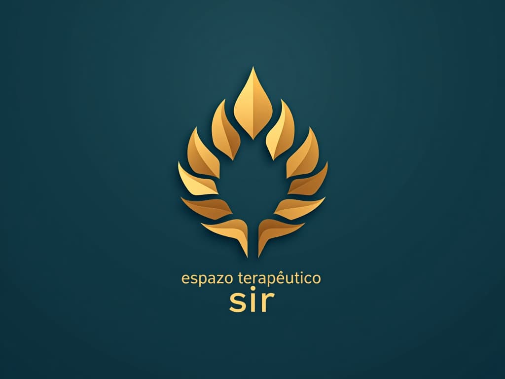  design a logo, in a origami style. clínica multidisciplinar de cuidados com a mente , with the text 'espaço terapêutico sir '.