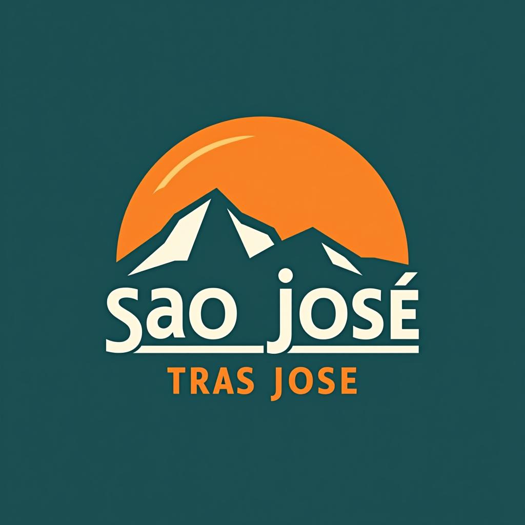  design a logo, em presa que atua em vários ramos financeiros posto de gasolina madeireira fazenda de gado de corte e transporte rodoviário de carga rodotrem , with the text 'trans são josé '.