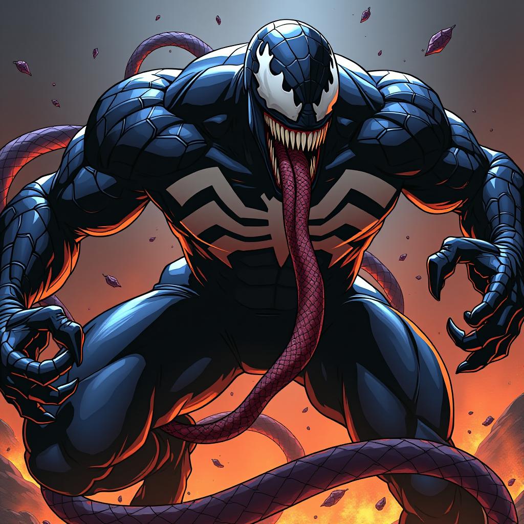  venom eating thanos