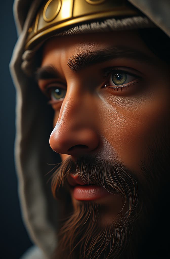  jesus cristo olhos azuis marcante close , realistic, portrait, art by donato giancola and greg rutkowski, realistic face, digital art, trending on artstation hyperrealistic, full body, detailed clothing, highly detailed, cinematic lighting, stunningly beautiful, intricate, sharp focus, f/1. 8, 85mm, (centered image composition), (professionally color graded), ((bright soft diffused light)), volumetric fog, trending on instagram, trending on tumblr, HDR 4K, 8K