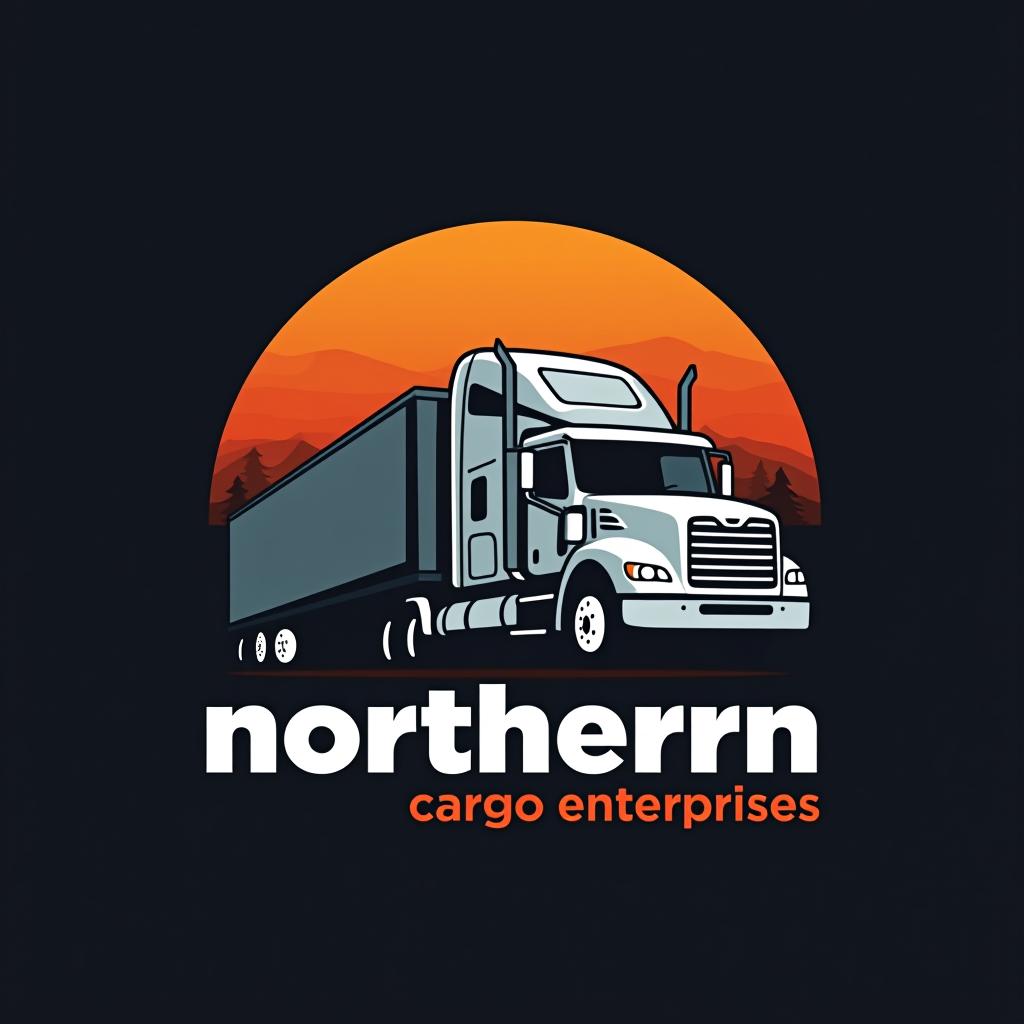  design a logo, trucking company , with the text 'northern cargo enterprises '.