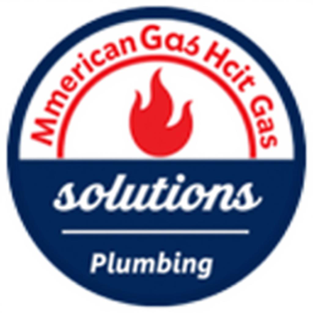  design a logo, american gas solutions, with the text 'gas plumbing'.