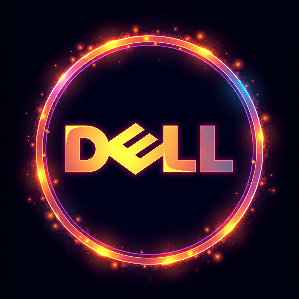  generate a logo of dell computers.