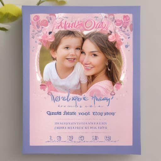 Create a Mother’s Day image for a flyer