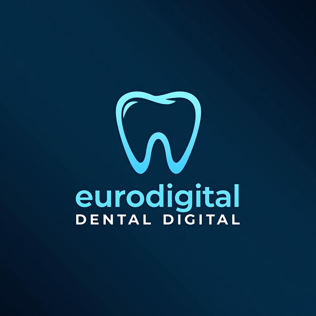  design a logo, laboratorio dental digital, with the text 'eurodigital'.