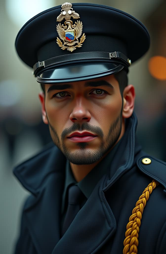  como se ve la policia nacional de venezuela , realistic, portrait, art by donato giancola and greg rutkowski, realistic face, digital art, trending on artstation hyperrealistic, full body, detailed clothing, highly detailed, cinematic lighting, stunningly beautiful, intricate, sharp focus, f/1. 8, 85mm, (centered image composition), (professionally color graded), ((bright soft diffused light)), volumetric fog, trending on instagram, trending on tumblr, HDR 4K, 8K