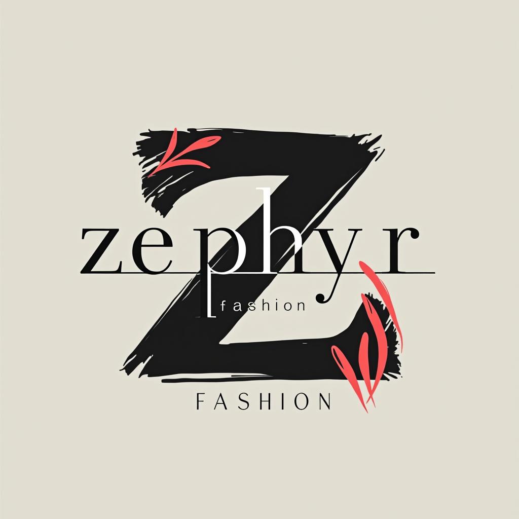  design a logo, create a letterform logo for ‘zephyr fashion’ featuring a stylish ‘z’, to reflect the brand’s trendy and contemporary fashion offerings.