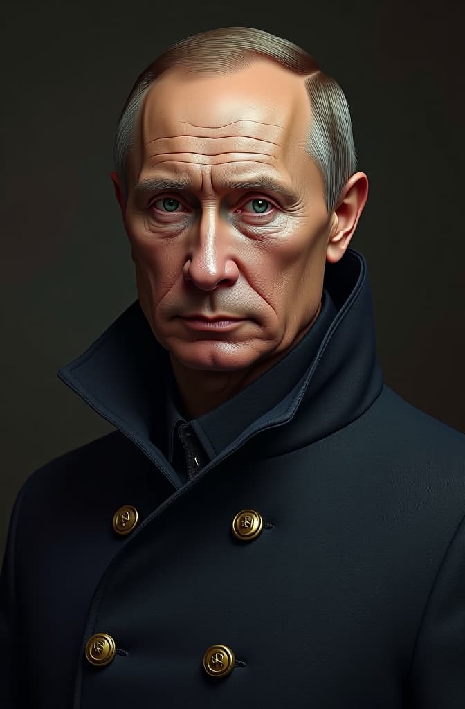  vladimir putin vestido de patito, realistic, portrait, art by donato giancola and greg rutkowski, realistic face, digital art, trending on artstation hyperrealistic, full body, detailed clothing, highly detailed, cinematic lighting, stunningly beautiful, intricate, sharp focus, f/1. 8, 85mm, (centered image composition), (professionally color graded), ((bright soft diffused light)), volumetric fog, trending on instagram, trending on tumblr, HDR 4K, 8K