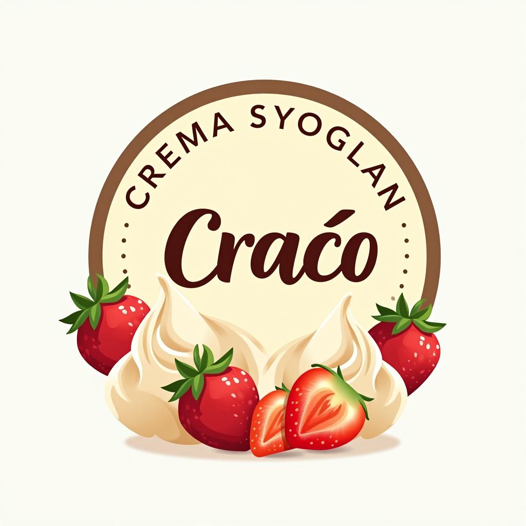  design a logo, etiqueta producto de crema corporal de yogurt y arándanos