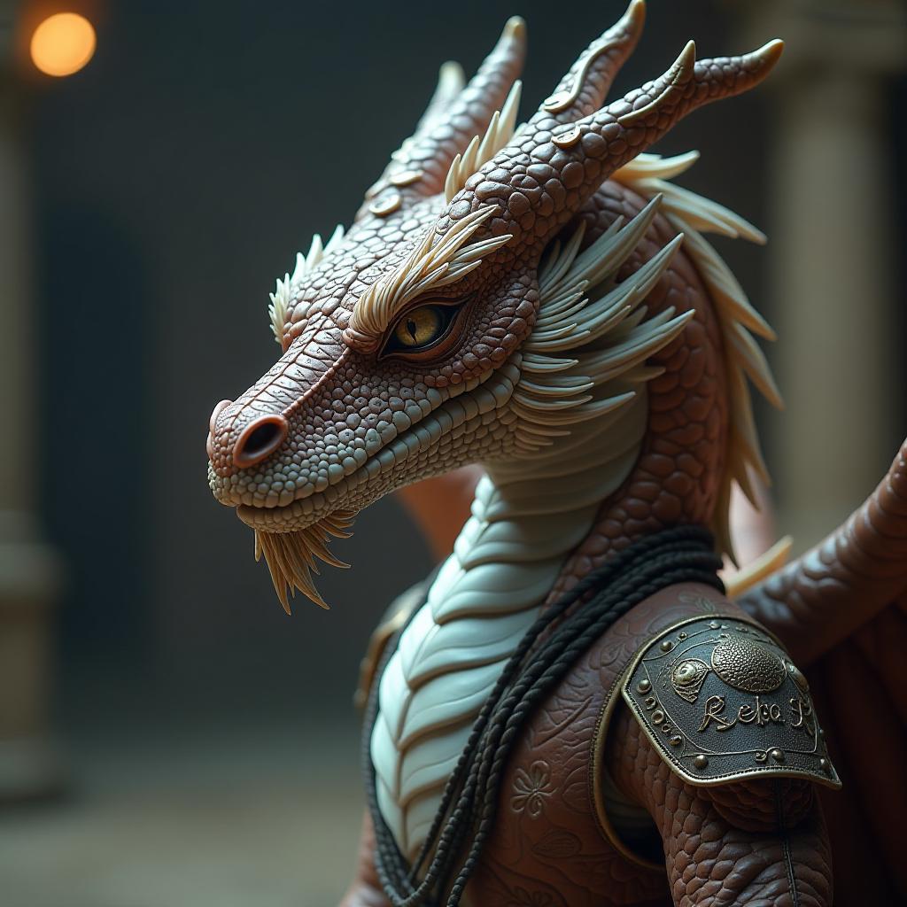  a western dragon, house of dragon tv show style head, close up, fierce semblant hyperrealistic, full body, detailed clothing, highly detailed, cinematic lighting, stunningly beautiful, intricate, sharp focus, f/1. 8, 85mm, (centered image composition), (professionally color graded), ((bright soft diffused light)), volumetric fog, trending on instagram, trending on tumblr, HDR 4K, 8K