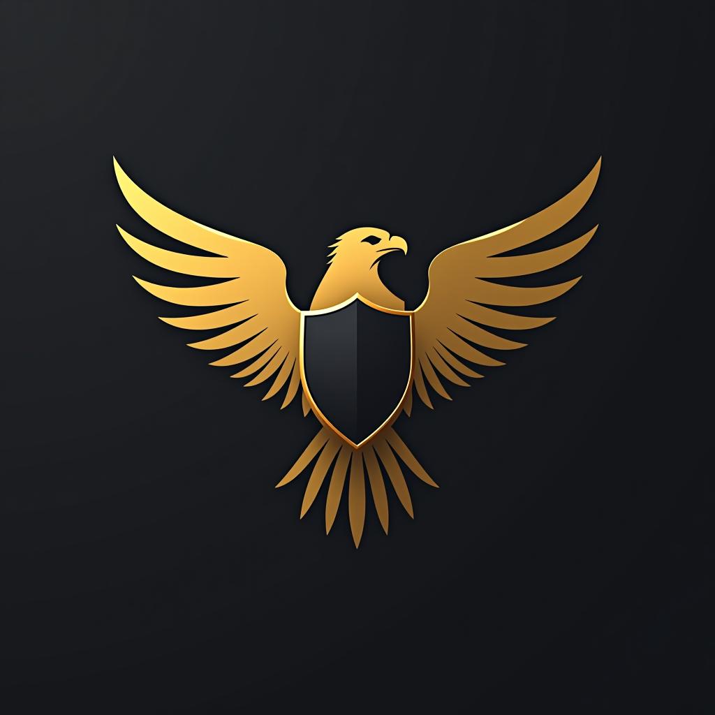  design a logo ; logo title should be 'golden eagle'. create an logo using an eagle’s eye and a shield, emphasizing the company’s focus on vigilance and protection.