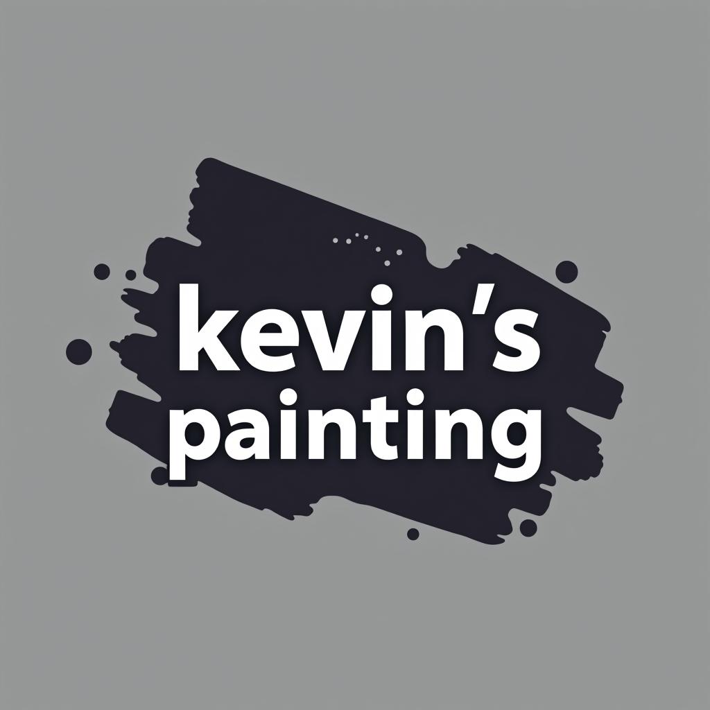  design a logo, in a minimalism style. painting service, with the text 'kevin’s painting '.