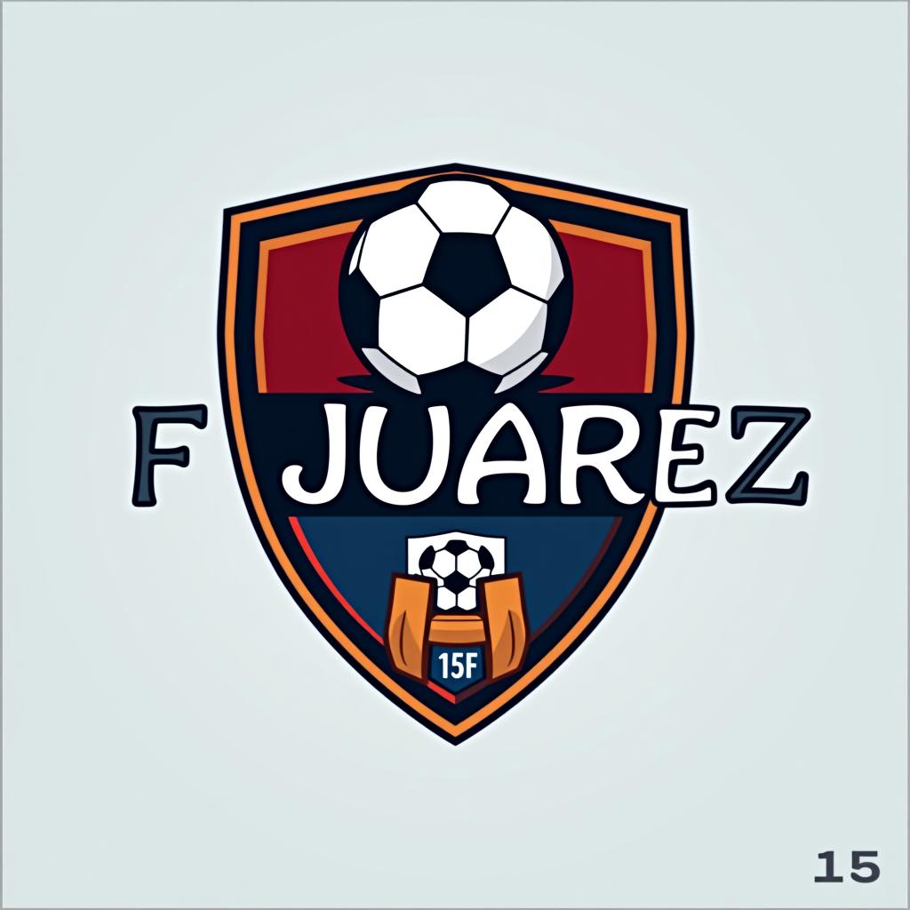  design a logo, club de futbol juarez, with the text 'futbol club juárez'.