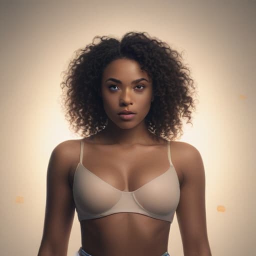 an ultra realistic photo of , and Bent over , light black skin, curly brown hair, sharp eyebrows, lips, curvaceous hips, heavy s symmetrical balance, in-frame hyperrealistic, full body, detailed clothing, highly detailed, cinematic lighting, stunningly beautiful, intricate, sharp focus, f/1. 8, 85mm, (centered image composition), (professionally color graded), ((bright soft diffused light)), volumetric fog, trending on instagram, trending on tumblr, HDR 4K, 8K