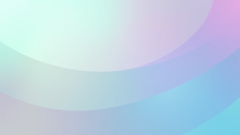  1 gradient 3d soft shapes on pastel backgraund green blue pink and purple