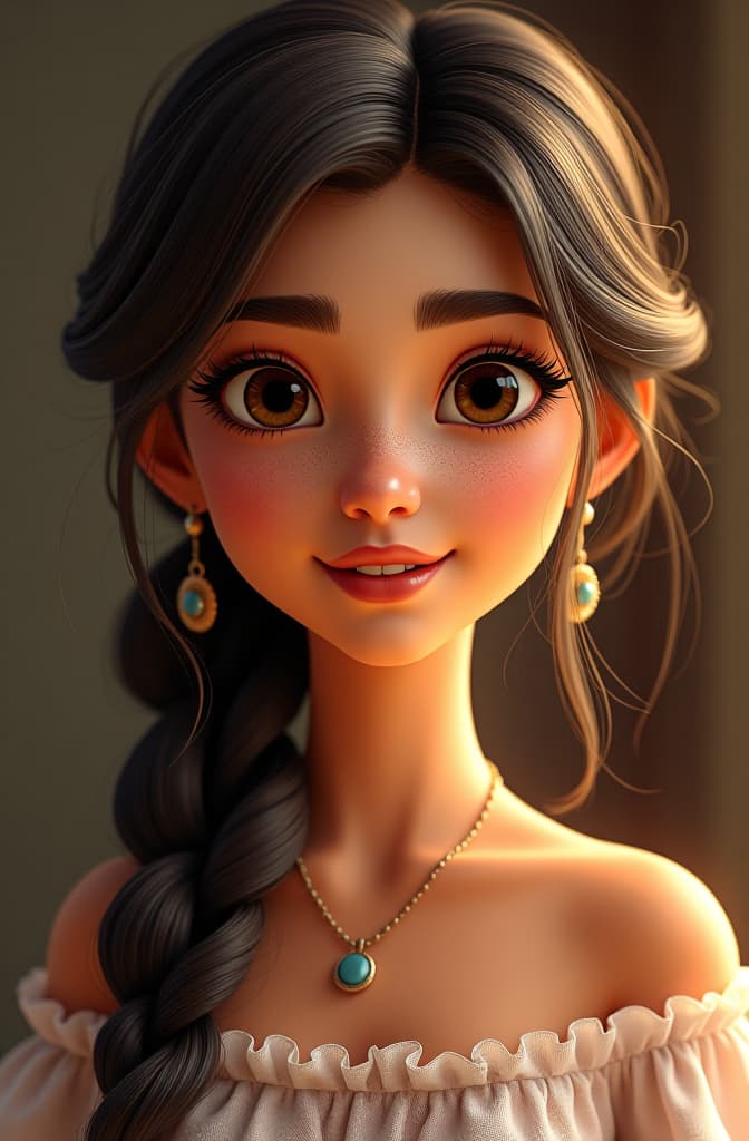  a beautiful woman , disney pixar poster, pixar movie style, animated disney cartoon face, disney face, portrait, cute face, round face, cartoon character, disney character, disney animated movies, disney pixar hyperrealistic, full body, detailed clothing, highly detailed, cinematic lighting, stunningly beautiful, intricate, sharp focus, f/1. 8, 85mm, (centered image composition), (professionally color graded), ((bright soft diffused light)), volumetric fog, trending on instagram, trending on tumblr, HDR 4K, 8K