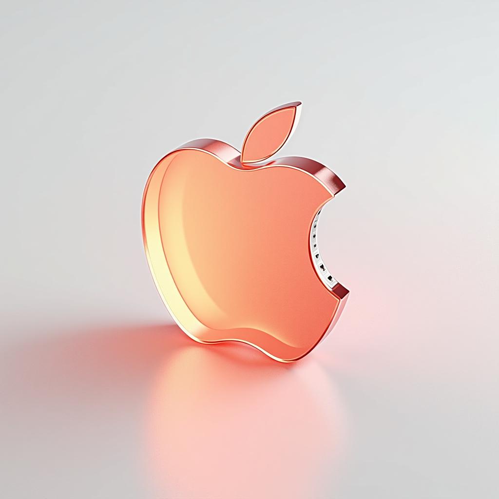  [apple computer] icon, peach gradient, white background, frosted glass, transparent sense of science and technology, ultra minimalist appearance, bright color, studio lighting, peach and white background, industrial design, a wealth of details, ultra high definition, dribble, pinterest, ray tracing, isometric view, blender, c4d, oc renderer seed 3062166470 v 6.0 style raw hyperrealistic, full body, detailed clothing, highly detailed, cinematic lighting, stunningly beautiful, intricate, sharp focus, f/1. 8, 85mm, (centered image composition), (professionally color graded), ((bright soft diffused light)), volumetric fog, trending on instagram, trending on tumblr, HDR 4K, 8K