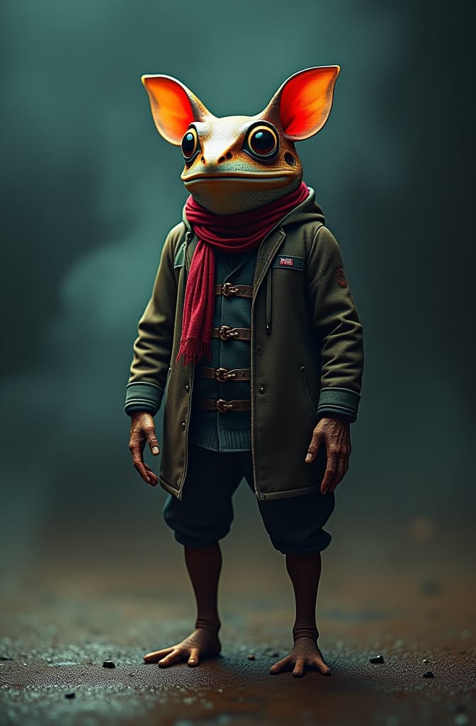  sapo que não lava o pé hyperrealistic, full body, detailed clothing, highly detailed, cinematic lighting, stunningly beautiful, intricate, sharp focus, f/1. 8, 85mm, (centered image composition), (professionally color graded), ((bright soft diffused light)), volumetric fog, trending on instagram, trending on tumblr, HDR 4K, 8K