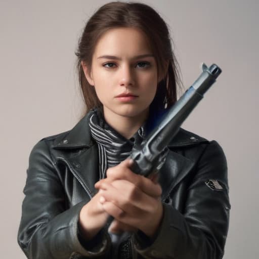 girl with a gun