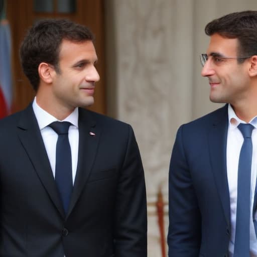 Emmanuel Macron et Gabriel Attal