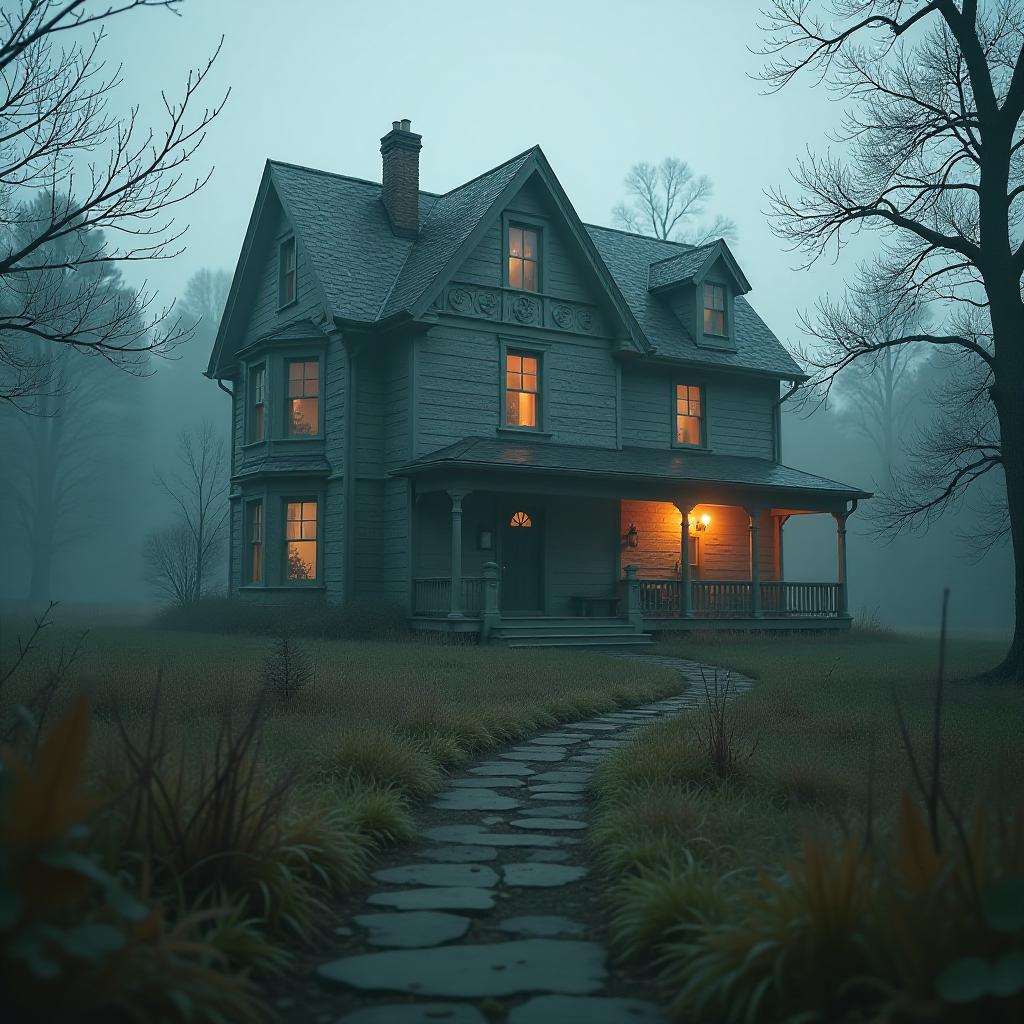  house for a zombie apocalypse, with a moat around it. hyperrealistic, full body, detailed clothing, highly detailed, cinematic lighting, stunningly beautiful, intricate, sharp focus, f/1. 8, 85mm, (centered image composition), (professionally color graded), ((bright soft diffused light)), volumetric fog, trending on instagram, trending on tumblr, HDR 4K, 8K