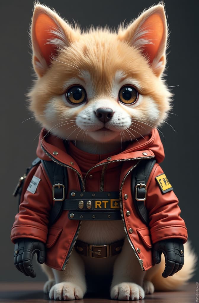  cute pet, portrait, cyberpunk, hyper detailed, digital art, trending in artstation, cinematic lighting, studio quality, smooth render, unreal engine 5 rendered, octane rendered, art style by klimt and nixeu and ian sprigger and wlop and krenz cushart hyperrealistic, full body, detailed clothing, highly detailed, cinematic lighting, stunningly beautiful, intricate, sharp focus, f/1. 8, 85mm, (centered image composition), (professionally color graded), ((bright soft diffused light)), volumetric fog, trending on instagram, trending on tumblr, HDR 4K, 8K