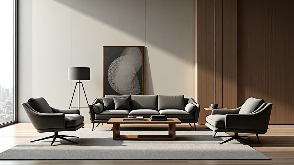  furniture design, modern sofas, sleek lines background