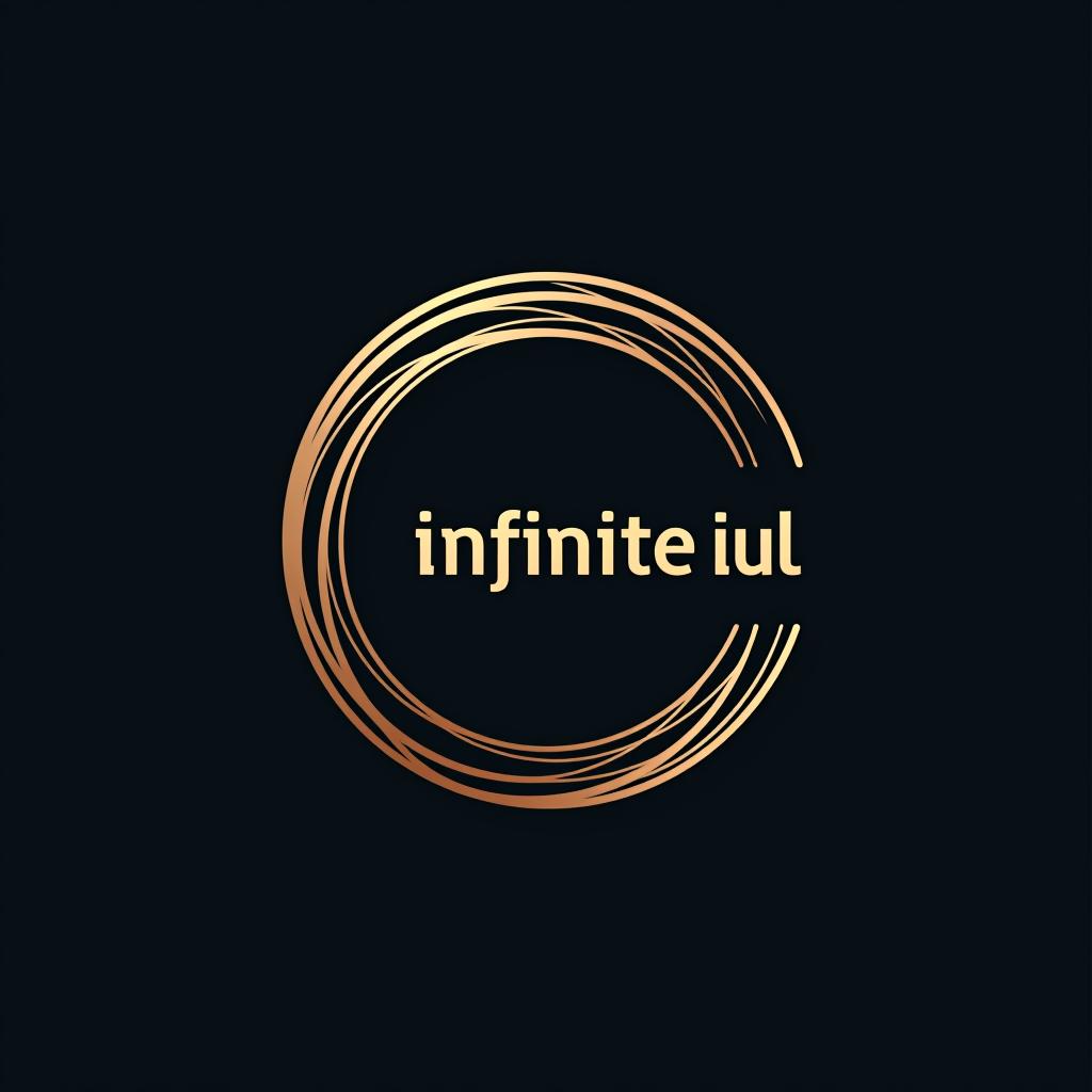  design a logo, , with the text 'infinite iul'.