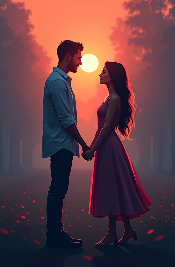  make a pixel art image about man and woman holding hand in love hyperrealistic, full body, detailed clothing, highly detailed, cinematic lighting, stunningly beautiful, intricate, sharp focus, f/1. 8, 85mm, (centered image composition), (professionally color graded), ((bright soft diffused light)), volumetric fog, trending on instagram, trending on tumblr, HDR 4K, 8K