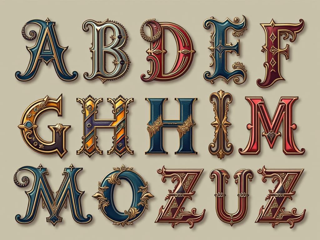  fancy alphabet