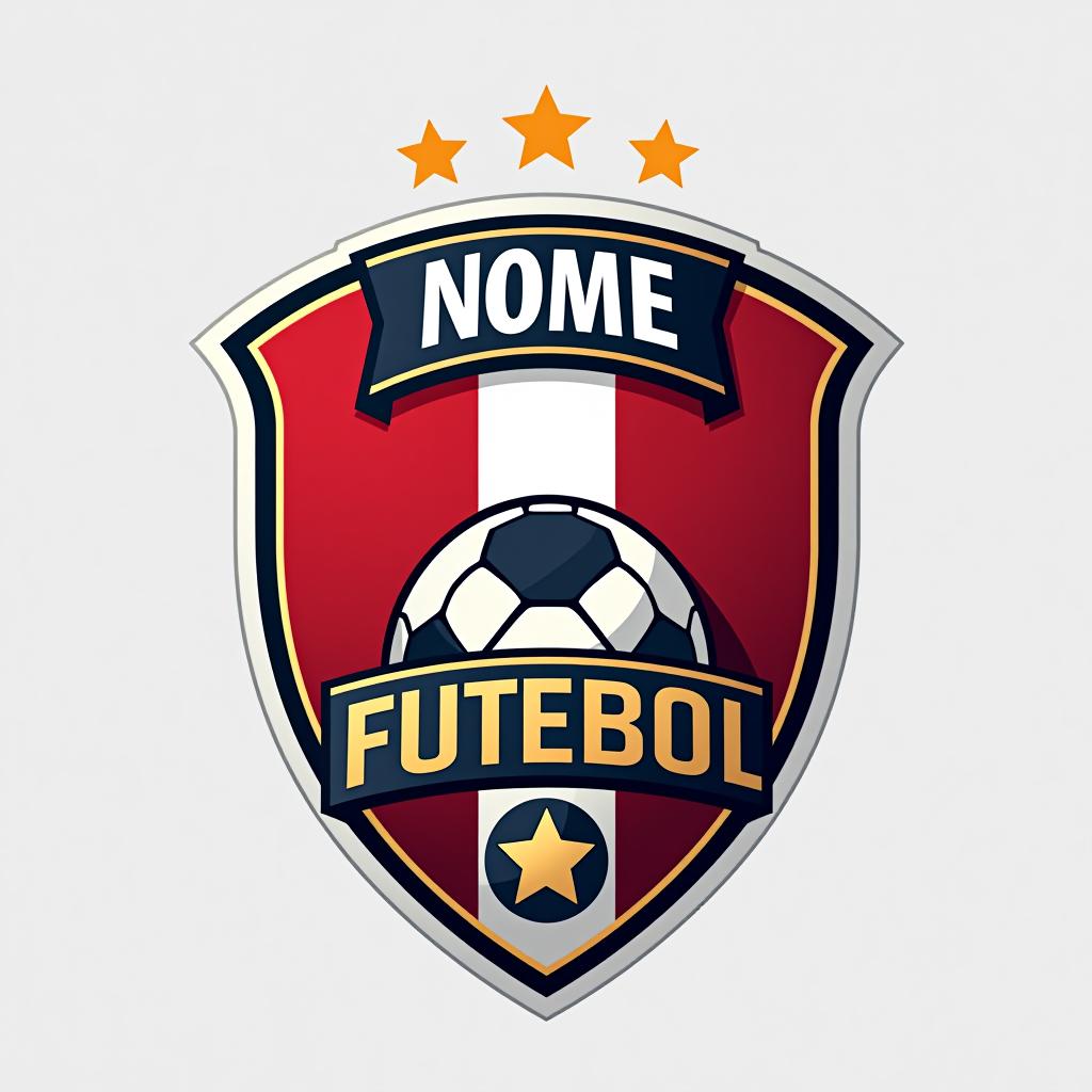  logo, escudo de futebol com o nome nova com coroa na cor preta e branco