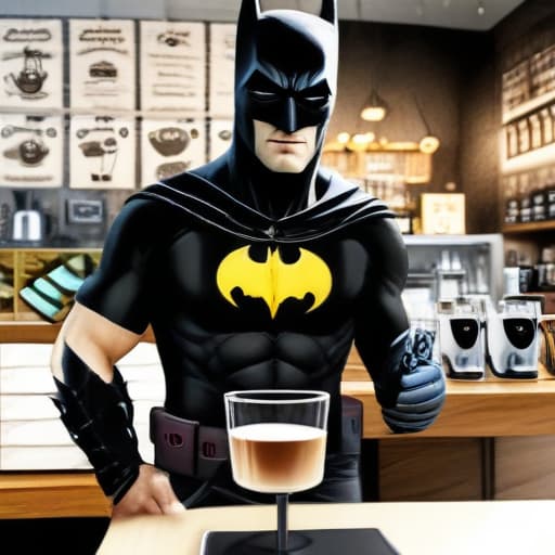 batman as barista