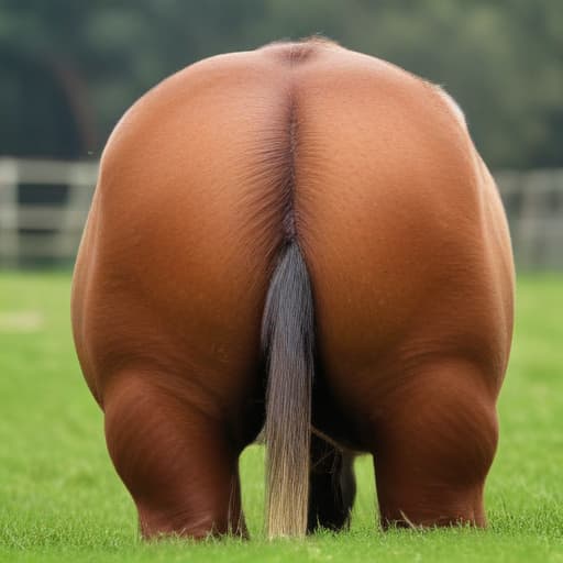 horse bum