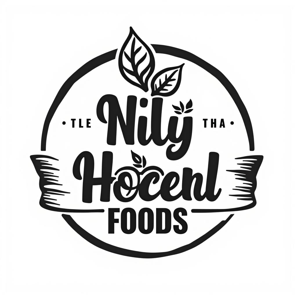  make me a simple logo for my health food brand. nice bites , (logo:1.15), black and white, hq, hightly detailed, 4k