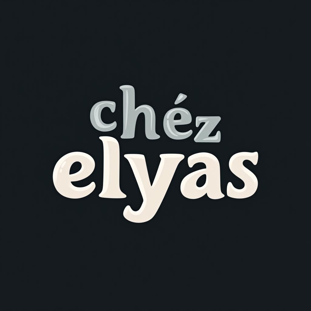  design a logo, , with the text 'chez elyas'.