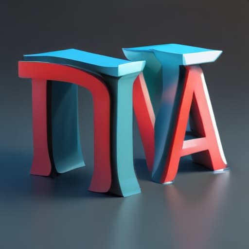 A logo 3D written Tina boy with bold letters