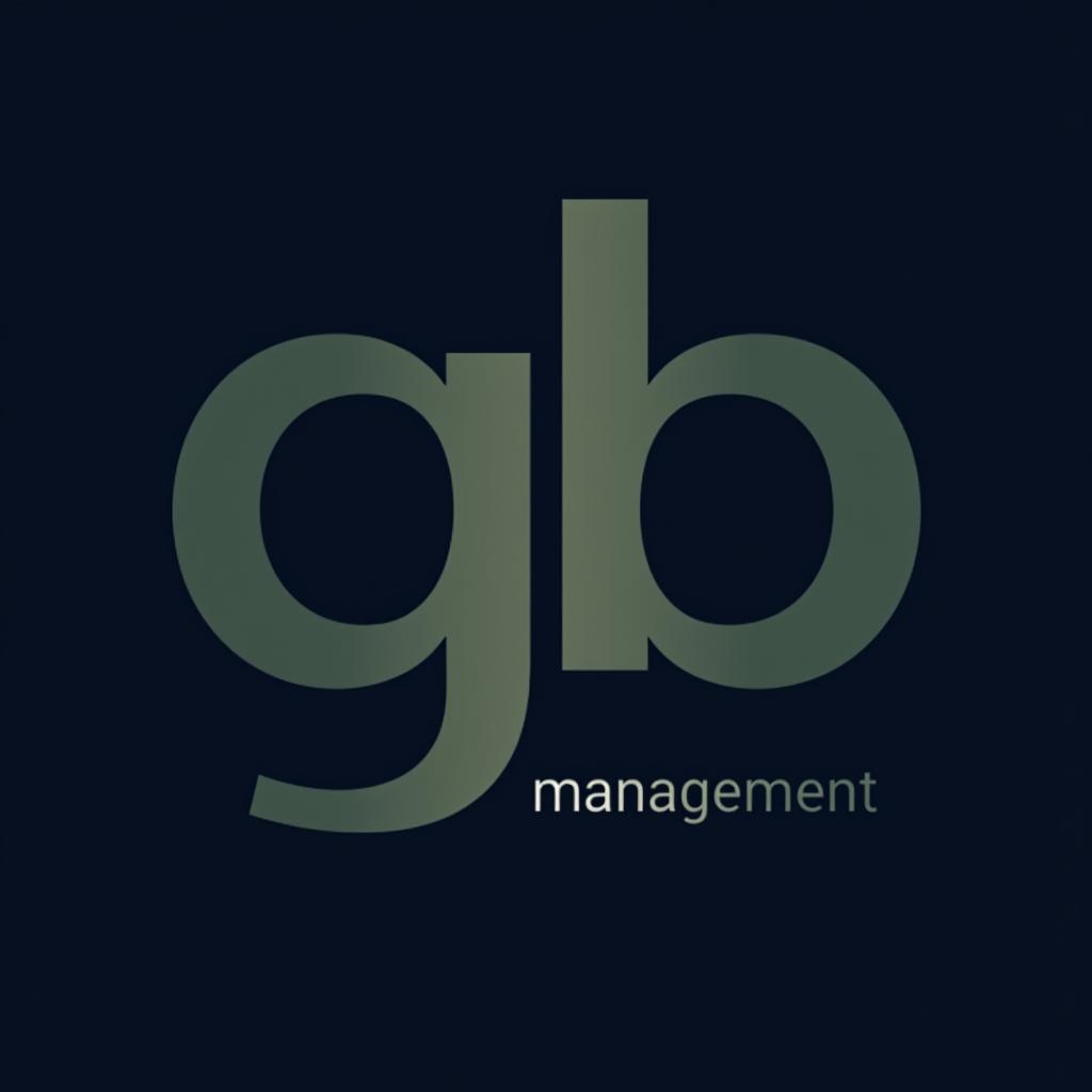  design a logo, , with the text 'gbmanagement '.