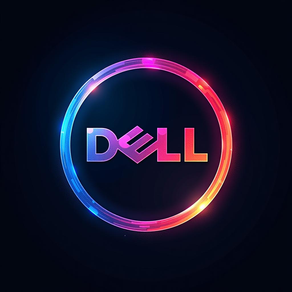  generate a logo of dell computers.