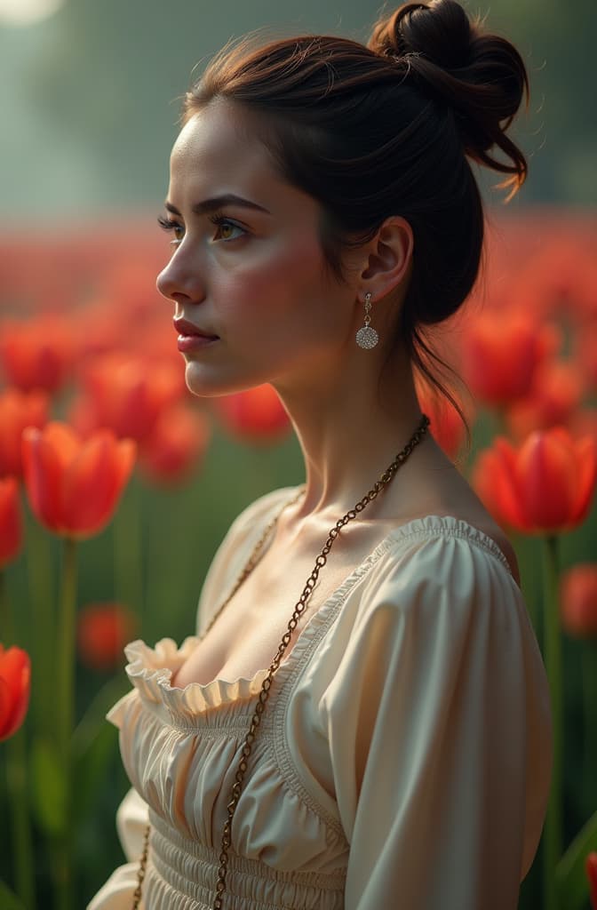  unos tulipanes en técnica cubismo hyperrealistic, full body, detailed clothing, highly detailed, cinematic lighting, stunningly beautiful, intricate, sharp focus, f/1. 8, 85mm, (centered image composition), (professionally color graded), ((bright soft diffused light)), volumetric fog, trending on instagram, trending on tumblr, HDR 4K, 8K