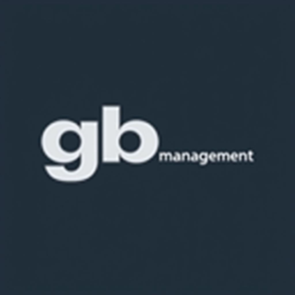  design a logo, , with the text 'gbmanagement '.