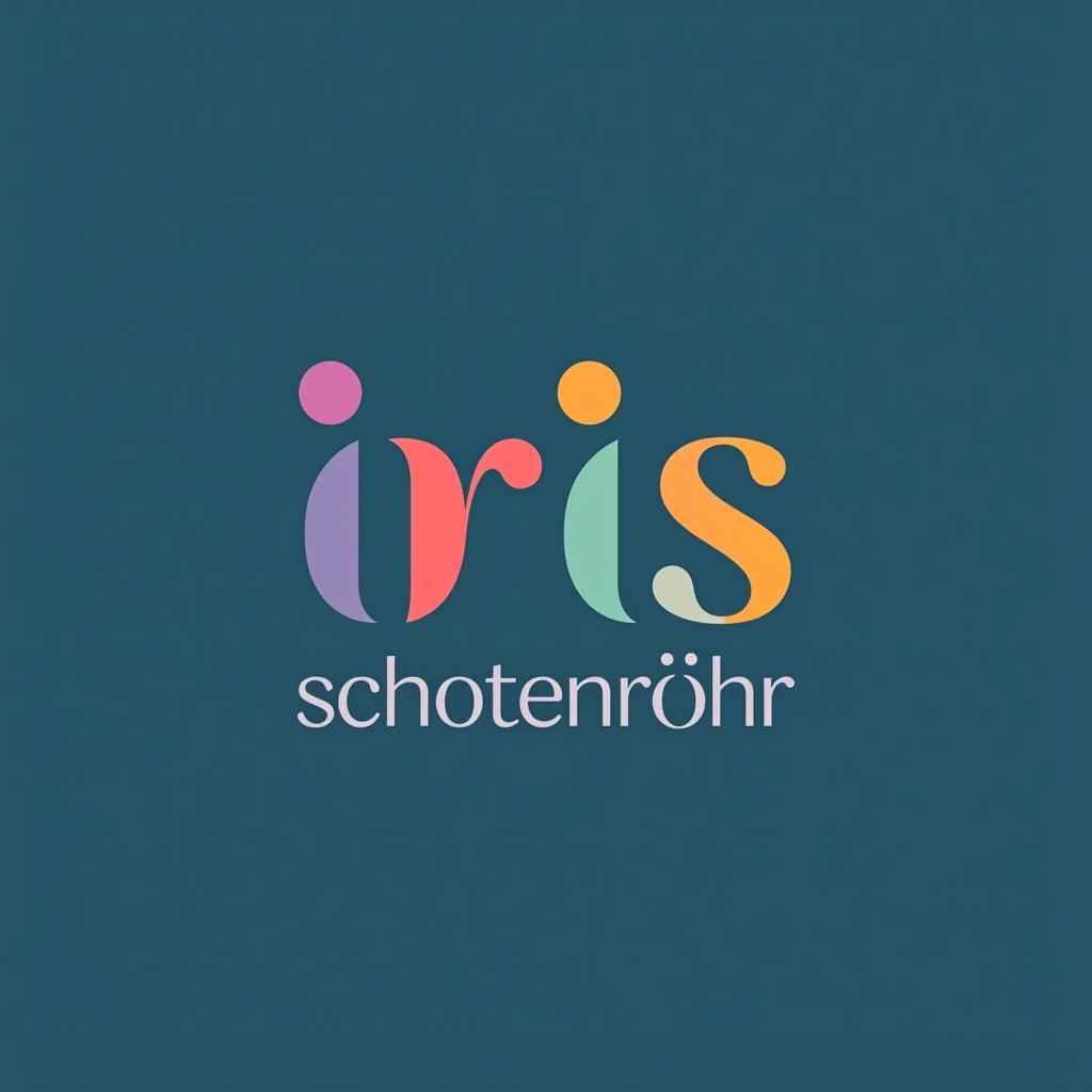  design a logo, autismus therapie neurodivergenz adhs coaching lebenshilfe beratung unterstützung , with the text 'iris schotenrÖhr therapie autismus neurodivergenz'.