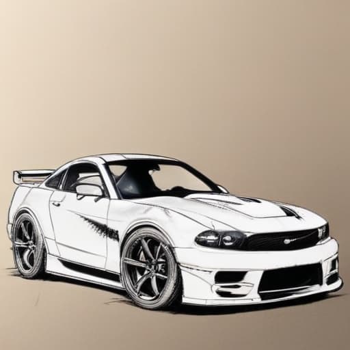 Draw a nike car