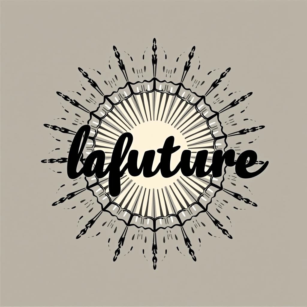  design a logo, , with the text 'lafuture '.