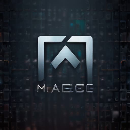 Make me a logo that represents MADgic in Cinematic style with Binary background