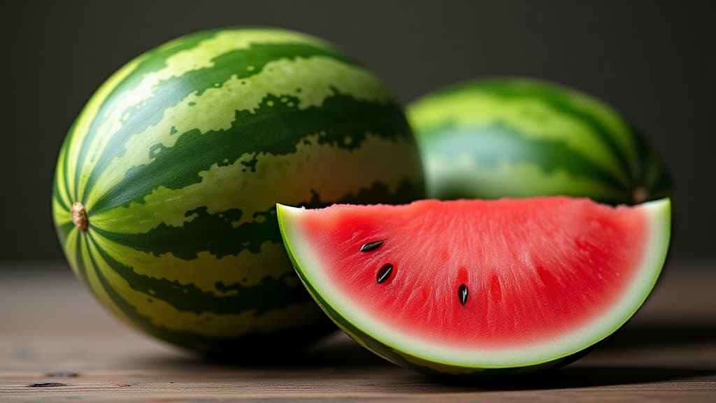  the watermelon scientifically known as citrullus lanatus displays luscious pink flesh and a sturdy green rind creating an enticing appearance in the copy space image